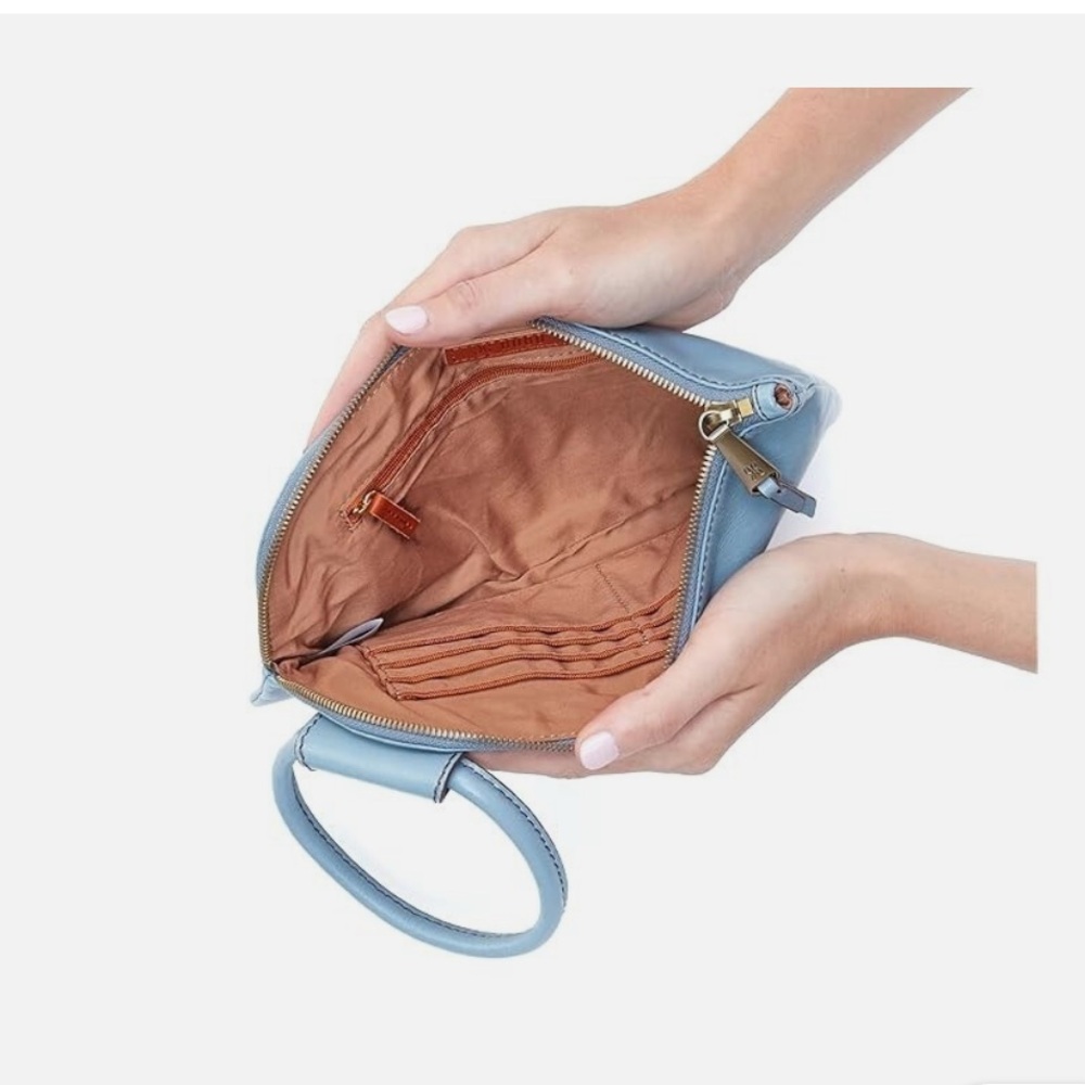 HOBO Blue Wristlet Clutch - Picture 7 of 9